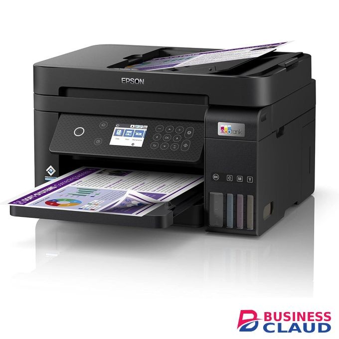 Epson Epson. Ecotank L6270 Office Ink Tank Printer A4 Colour 3-In-1 Printer With Adf, Wi-Fi And Smart Panel Connectivity And Lcd Screen, Black, Compact