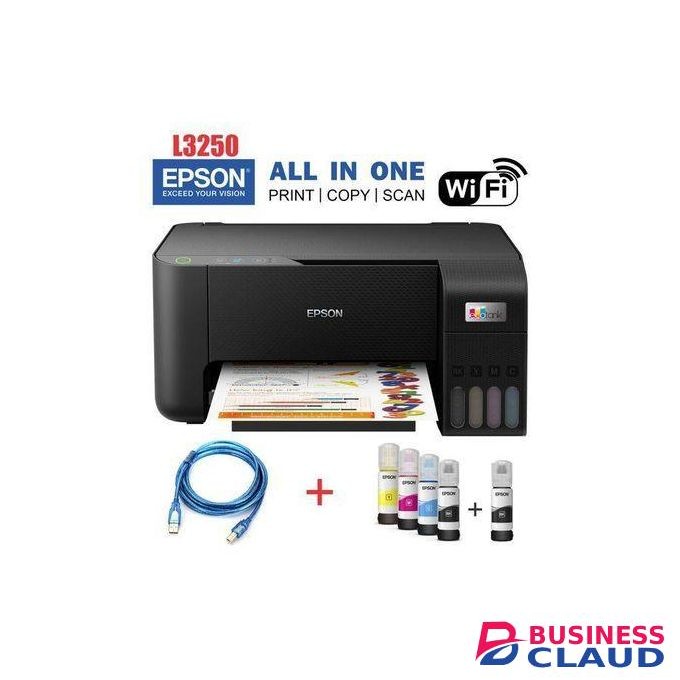 Epson EcoTank L3250 A4 Printer-Print/Copy/Scan(All-in-One)+USB PRINTER CABLE