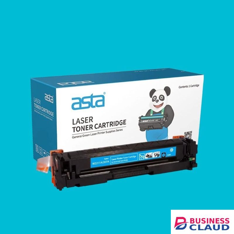 Asta HP 207A Cyan Toner Cartridge – High Yield, Premium Quality, Compatible with HP LaserJet Printers