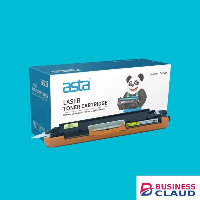 Asta HP 126A Yellow Toner Cartridge – High Yield LaserJet Toner for HP Color LaserJet Pro Printers – Bright & Consistent Print Quality