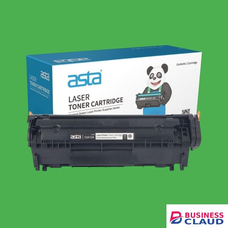 Asta HP 12A Black Toner Cartridge – High Yield, Compatible with LaserJet Printers, Premium Quality