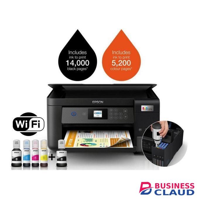 Epson EcoTank L4260 A4 Wi-Fi Duplex (3 in 1) wireless Ink Tank Printer, (1YR WRTY)