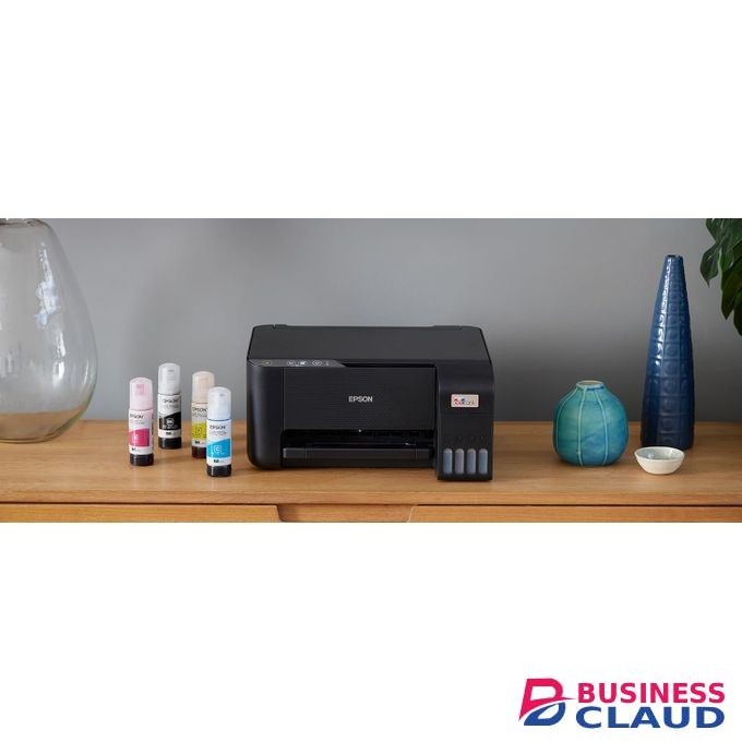 Epson Ecotank L3210 Home Ink Tank Printer A4, Colour, 3 In 1 Printer, Black, Compact