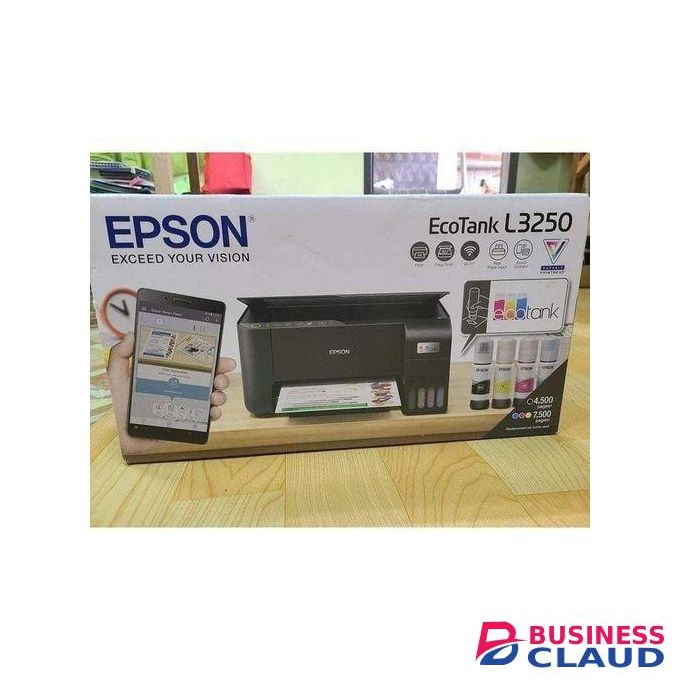Epson -EcoTank L3250 A4 WiFi Wireless All in One Ink Tank Printer + Free printer Cable (1YR WRTY)