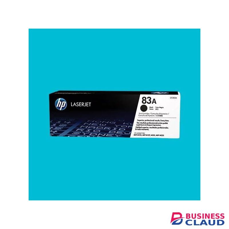 HP 83A Black Original Toner Cartridge (CF283A) – High Yield LaserJet Printer Toner for LaserJet Pro MFP M125, M127 & M201 Series