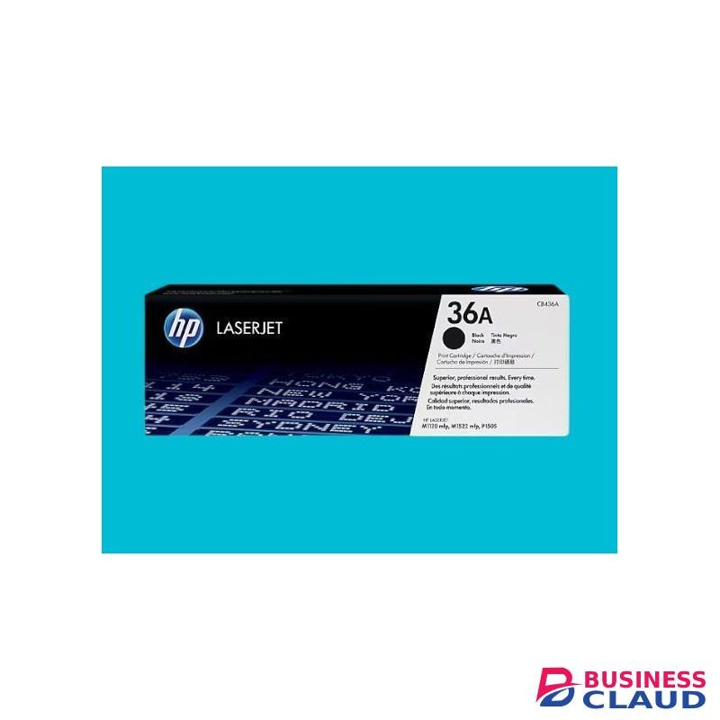 HP 36A Black Toner Cartridge (CB436A) – High Yield LaserJet Printer Toner Compatible with LaserJet P1505, M1120, M1522 Series