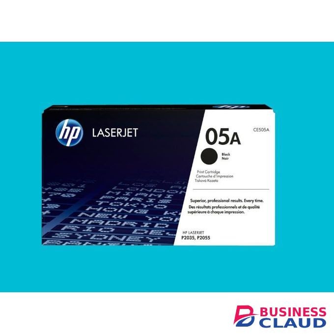 HP 05A Black Toner Cartridge – CE505A High Yield LaserJet Printer Toner Compatible with LaserJet P2035, P2055 Series – Premium Quality Print