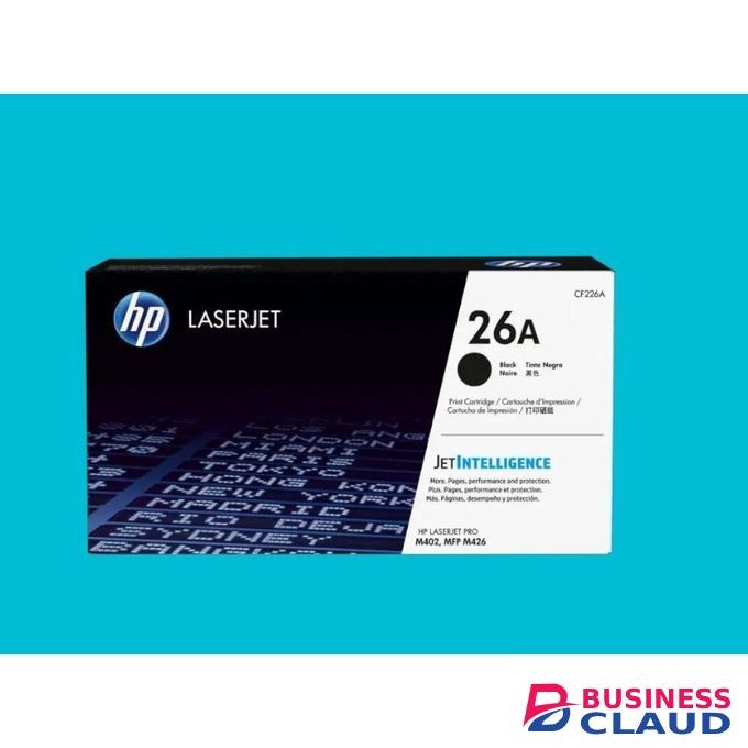 HP 26A Black Original LaserJet Toner Cartridge – High Yield CF226A Compatible With LaserJet Pro M402 / M426 Series Printers