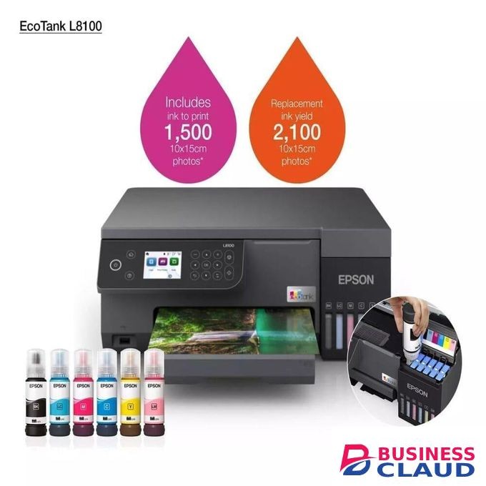 Epson EcoTank L8100 Multifunctional Printer - Black