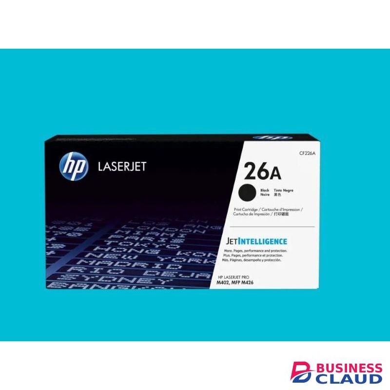 HP 26A Black Original LaserJet Toner Cartridge – High Yield, Sharp Prints, Compatible with LaserJet Pro Printers