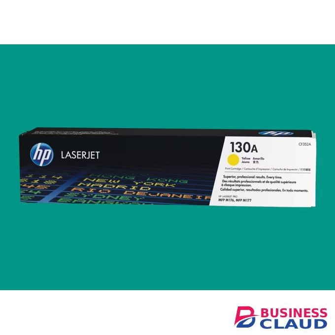 HP 130A Yellow Toner Cartridge – Original High Yield Printer Cartridge for LaserJet Printers