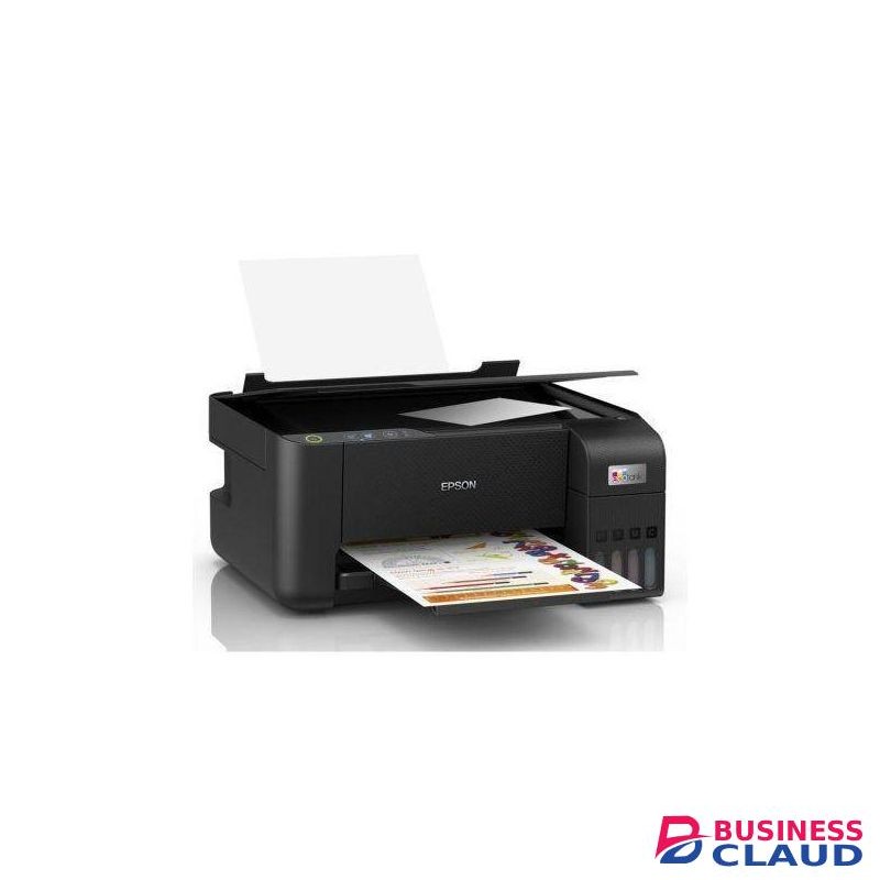 Epson Ecotank L3210 PRINTER, Print, Copy, Scan-With Wi-Fi, borderless printing up to 4r,compact integrated tank design ,spill free refilling, smart panel seamless setup