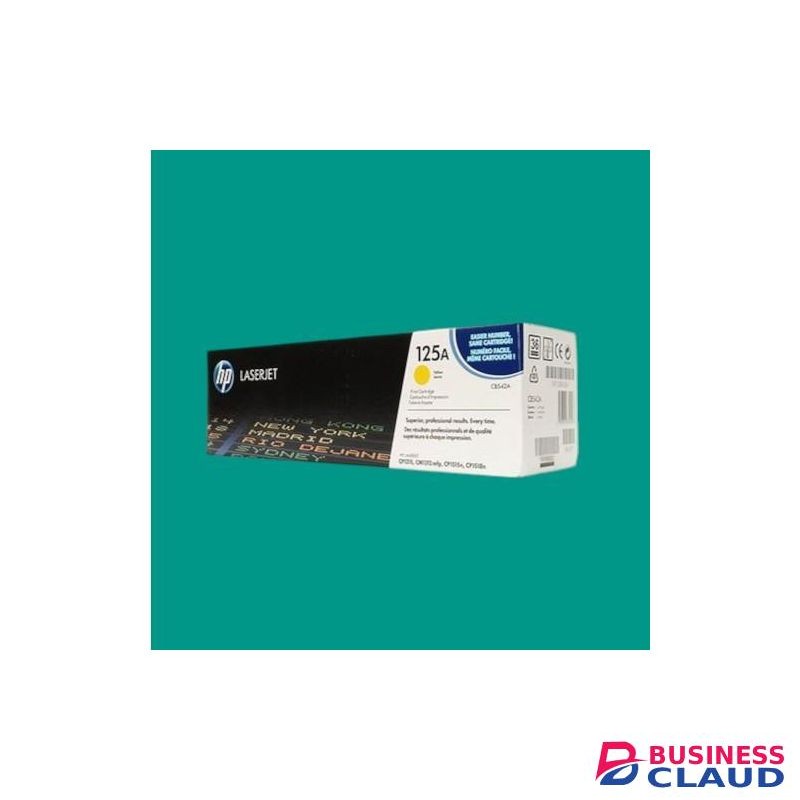HP 125A Yellow Toner Cartridge, Genuine High Yield Printer Toner for LaserJet Pro M251 / M276, Crisp & Vibrant Prints