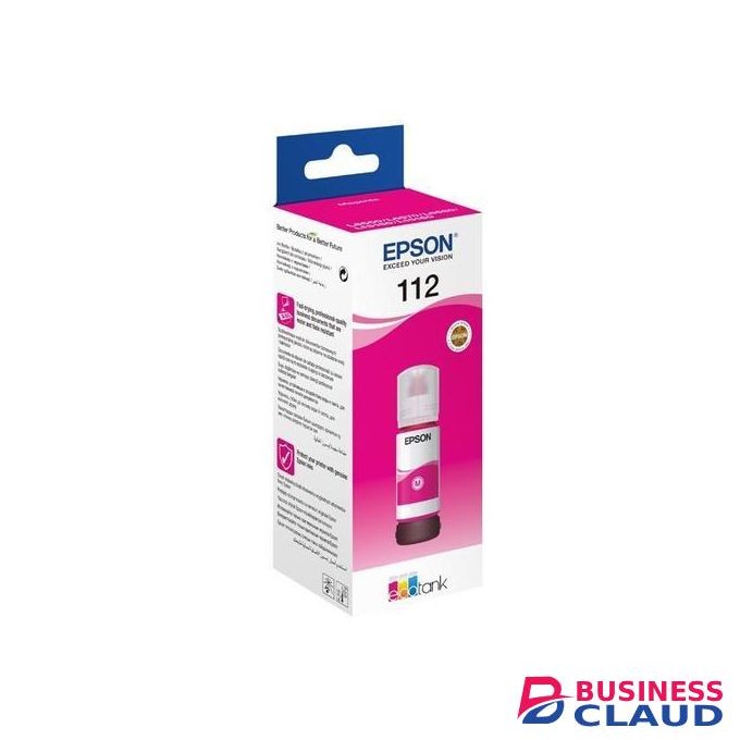 Epson Ecotank 112 Original Magenta Ink For L6580, L6570, L6550, L6490, L15160, L15150, L11160 – 70ml