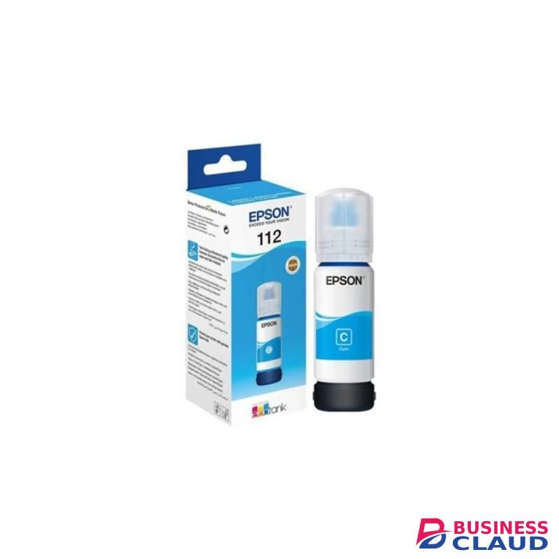 Epson 112 EcoTank Pigment Cyan ink bottle For L6580, L6570, L6550, L6490, L15160, L15150, L11160 (C13T06C24A)