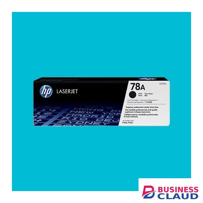 HP 78A Black Toner Cartridge (CE278A) – High Yield Laser Printer Toner for LaserJet P1566, P1606dn, M1536dnf, Sharp, Smudge-Free Printing