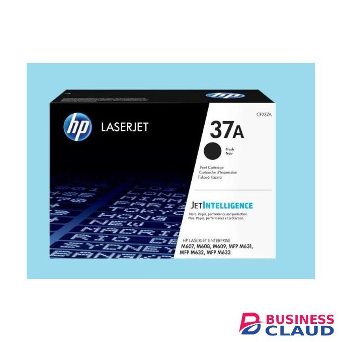 HP 37A Black Toner Cartridge (CF237A) – High Yield LaserJet Toner for Enterprise Printers – Clear, Sharp & Professional Prints