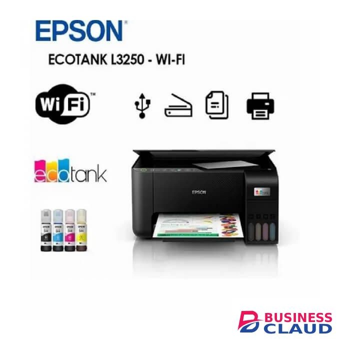 Epson Brand New Eco-Tank L3250 A4 Wi-Fi All-in-One Ink Tank Printer. (Wireless, Print, Scan, Copy)