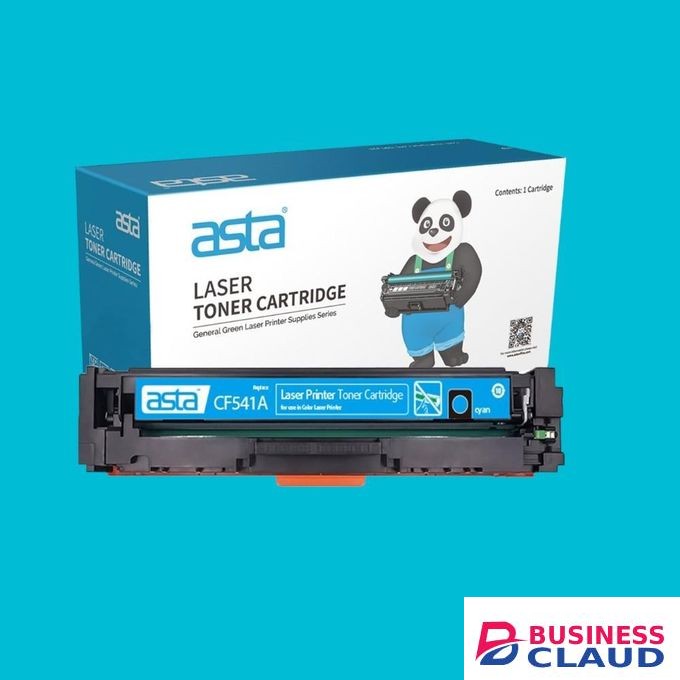 Asta HP 203A Cyan Toner Cartridge – High Yield Compatible Toner for Color LaserJet Pro M254 / M280 / M281 – Premium Quality Printing