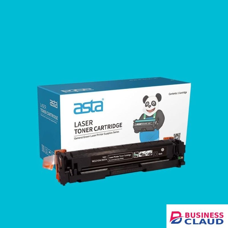 Asta HP 207A Black Toner Cartridge – Premium Compatible Toner for Color LaserJet Pro M255dw / M283fdw – High Yield, Sharp Print Quality