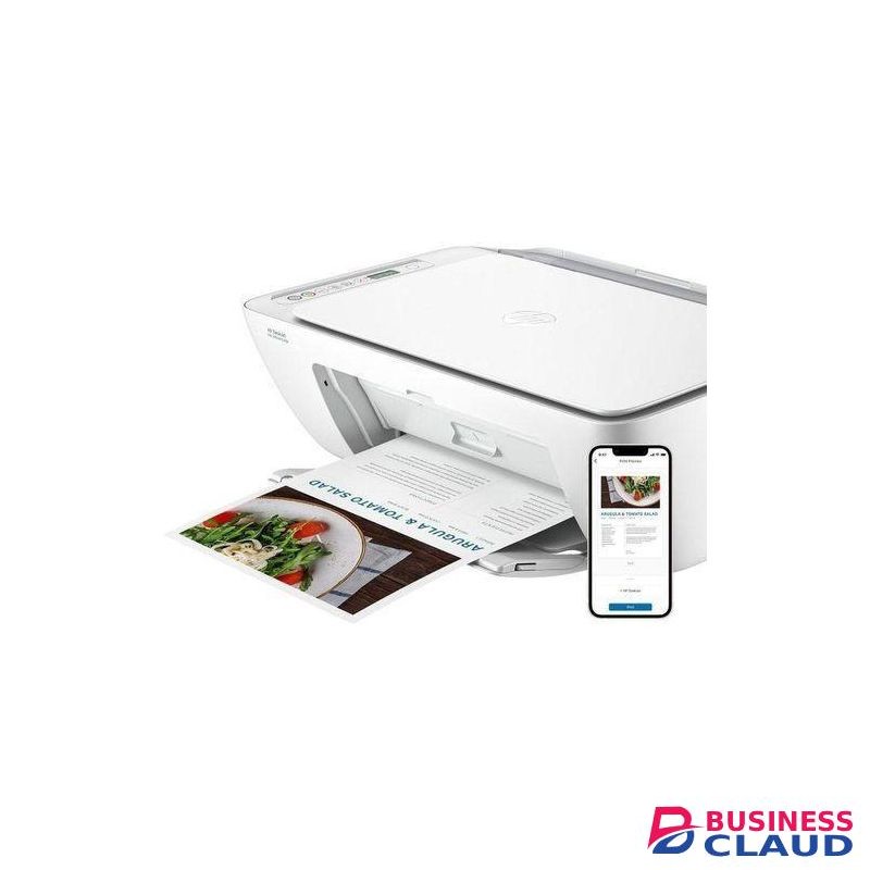 HP DeskJet Ink Advantage 2876 All-in-One Wireless Printer, Print, Copy, Scan, White