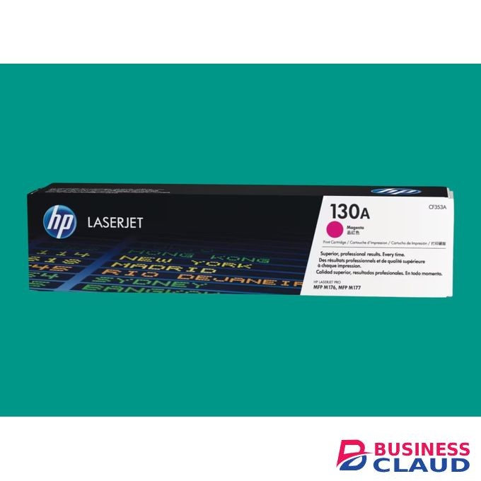 HP 130A Magenta Original LaserJet Toner Cartridge – High Yield Print for Color LaserJet Pro M176n / M177fw – Sharp, Vibrant Color Printing