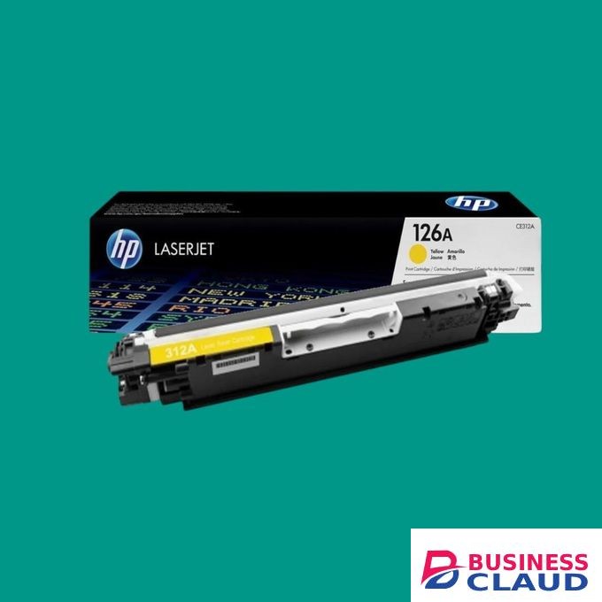 HP 126A Yellow Original LaserJet Toner Cartridge – High Yield, Compatible with Color LaserJet Pro CP1025 / M175 / M275 – Bright & Long-Lasting Print Quality