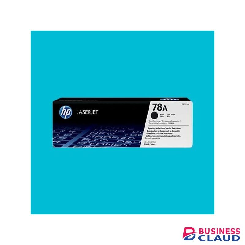 HP 78A (CE278A) Black Original LaserJet Toner Cartridge – High Yield, Sharp Prints, Compatible with LaserJet P1606dn & Pro M1536dnf