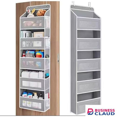 Large Capacity Hanging Storage Bag – Wall & Door-Mounted Foldable Organizer (Japanese Minimalist Design)
