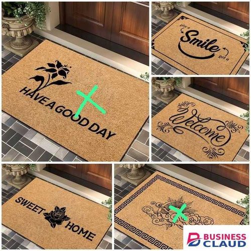 Anti-Slip Rubber Bottom Door Entrance Mat