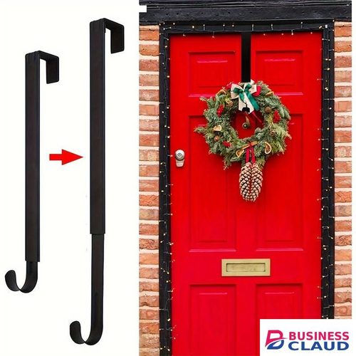 Front Door Wreath Hanger 39.5 cm For Hanging Clothes Halloween Wedding Christmas Decor