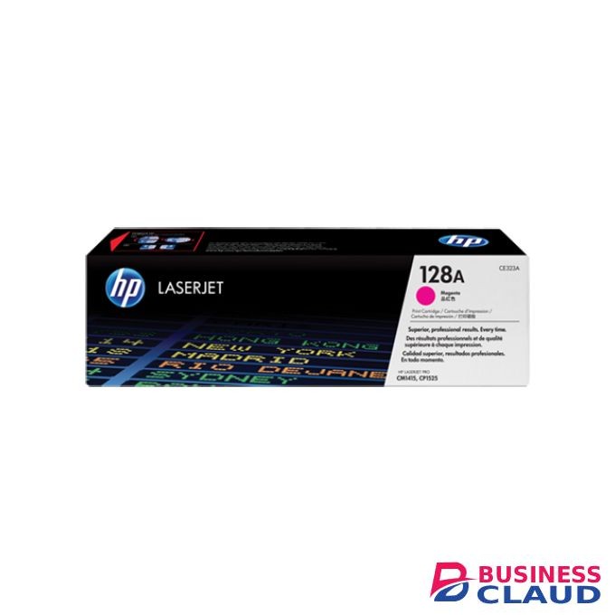 HP 128A Magenta (CE323A) LaserJet Toner Cartridge high yields and high quality