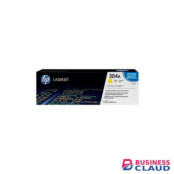 HP 304 Yellow (CC532A) LaserJet Toner Cartridge high yields and high quality