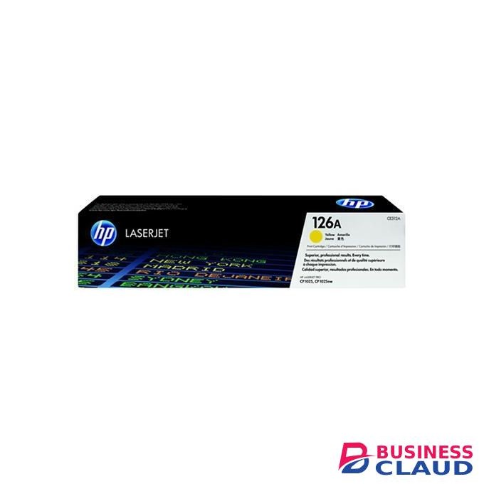HP 126A Yellow (CE312A) LaserJet Toner Cartridge high yields and high quality