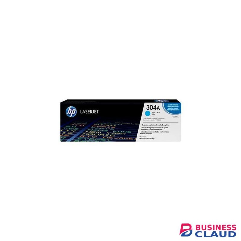 HP 304A Cyan (CC531A)LaserJet Toner Cartridge high yields and high quality