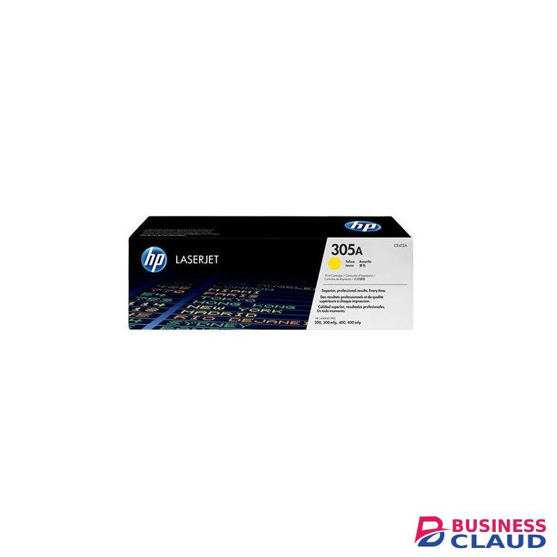 HP 305A (CE412A) Yellow LaserJet Toner Cartridge high yields and high quality