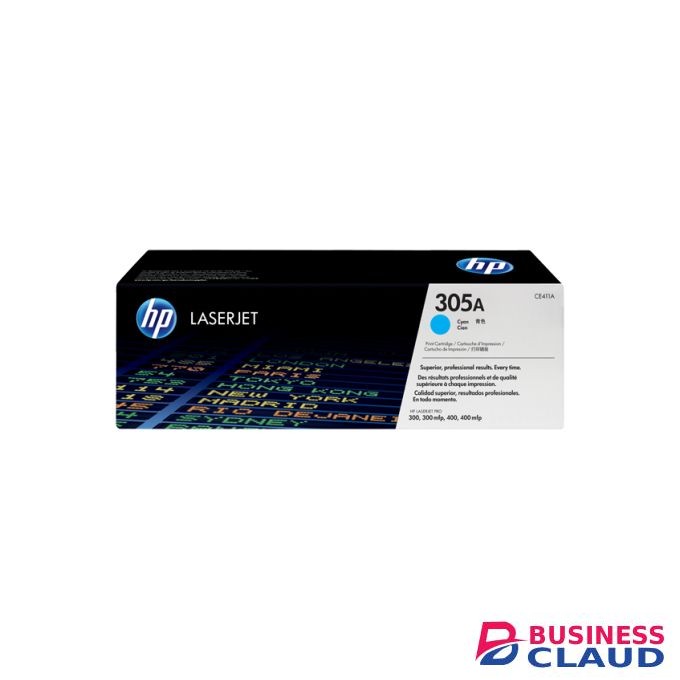 HP 305A Cyan LaserJet Toner Cartridge high yields and high quality .