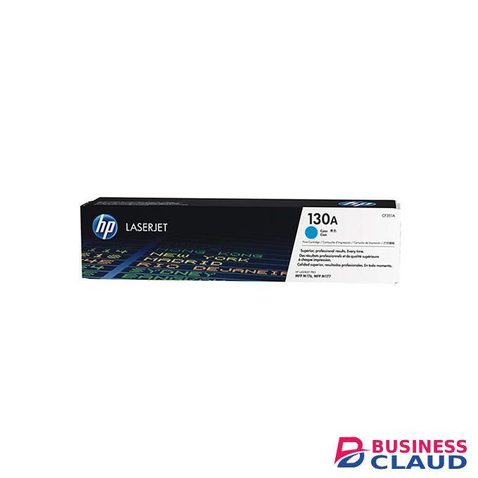 HP 130A Cyan LaserJet Toner Cartridge (CF351A) high yields and high quality