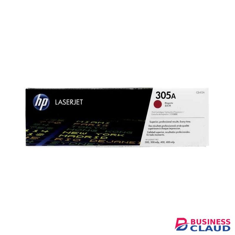 HP 305A (CE413A) Magenta LaserJet Toner Cartridge high yields and high quality
