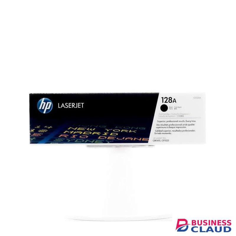 HP 128A Black (CE320A) LaserJet Toner Cartridge high yields and high quality