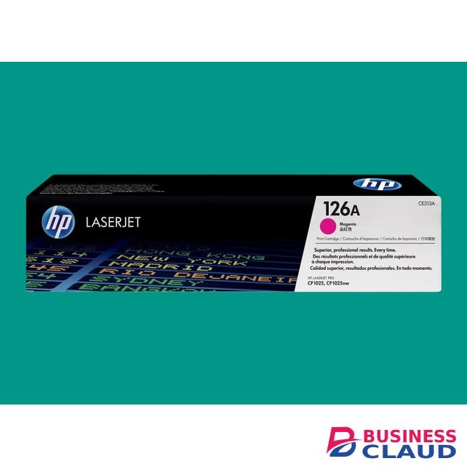 HP 126A Magenta Toner Cartridge, Original LaserJet Pro CP1025 CM1415fn, CE313A, High-Quality Print