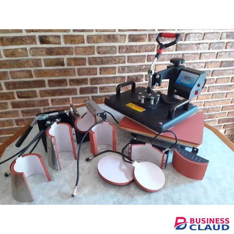 8 In 1 Digital Transfer Sublimation Heat Press Machine For T-Shirt Mug Hat Cap