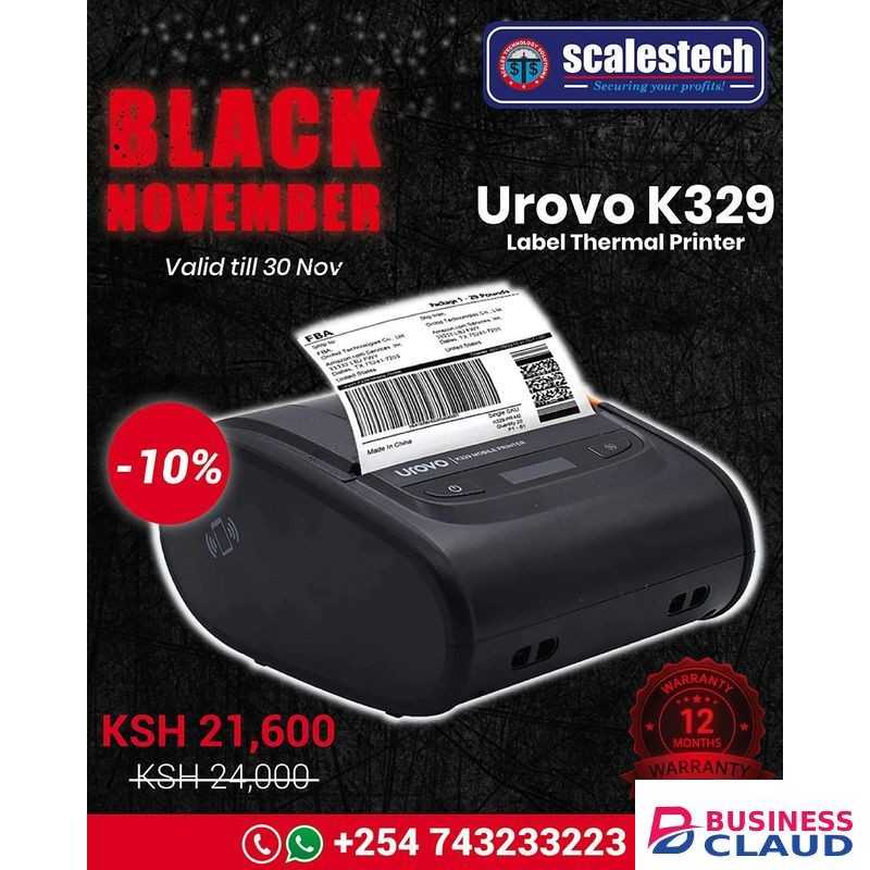 Uv K329 Portable Mobile Label Thermal Printer