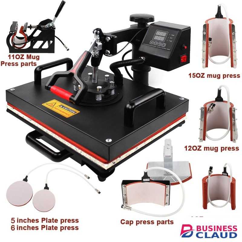 Heat Press Machine Transfer Sublimation 8 In 1