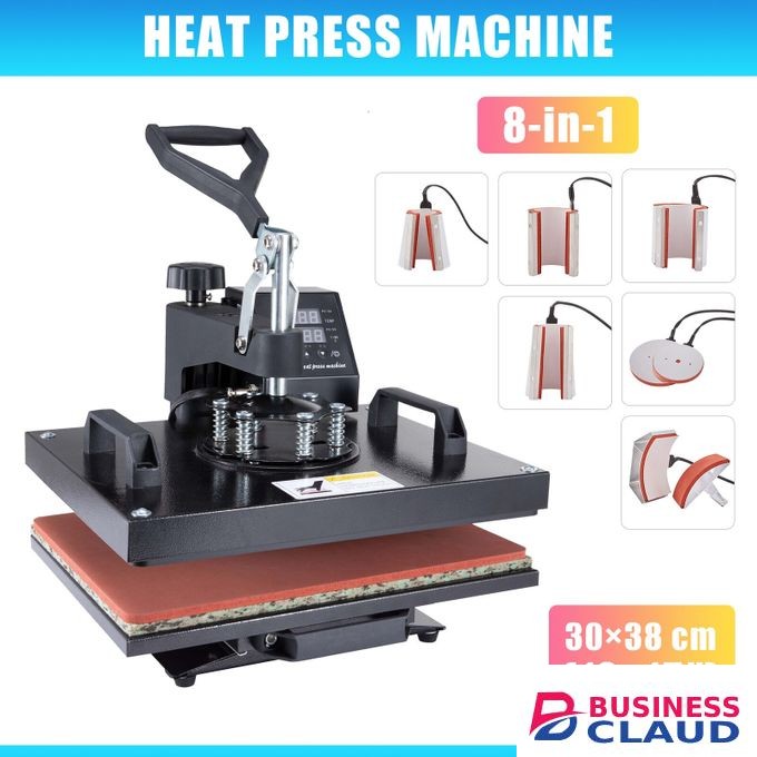 8 In 1 Multi-function Heat Press T-Shirts Machine