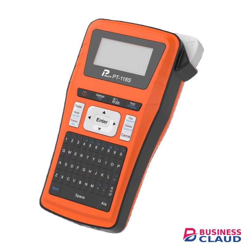 Puty PT-118S Portable Mini Label Printer Machine