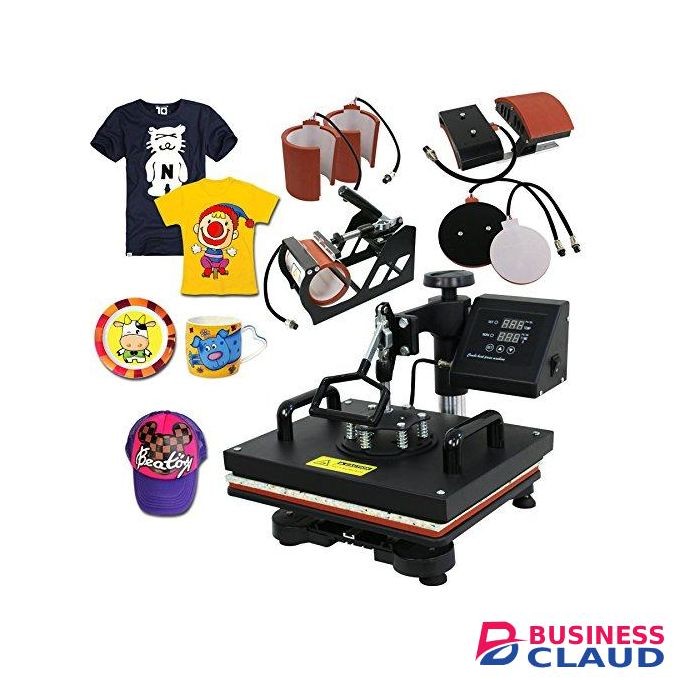 combo heat press machine 5in 1
