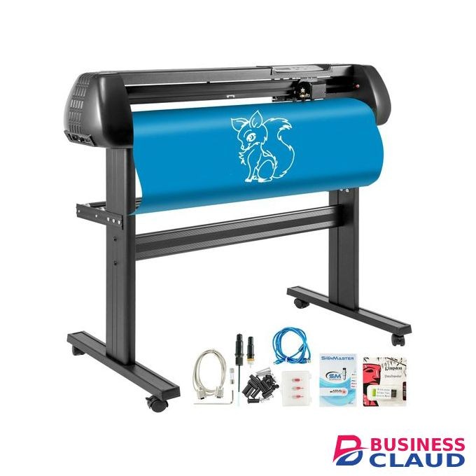 Black 2 Feet Vinyl Cutting Plotter Machine