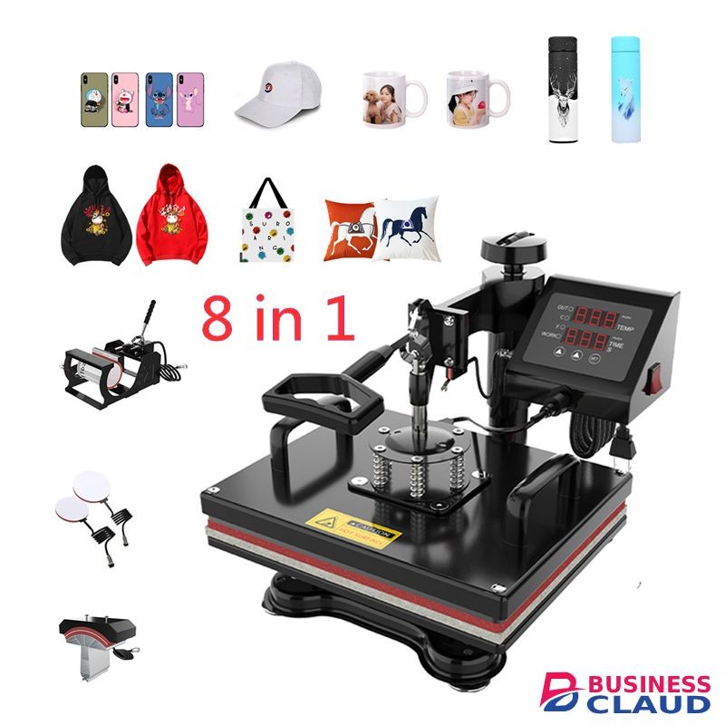 Hot Sale All In One 8 In 1 Heat Press Machine