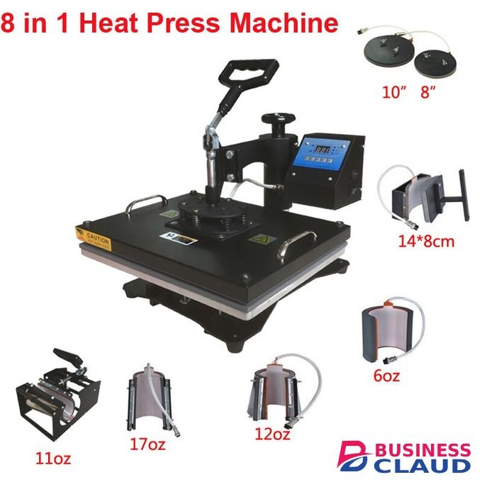 New Design 8 in 1 Multipurpose Combo Heat Press Machine